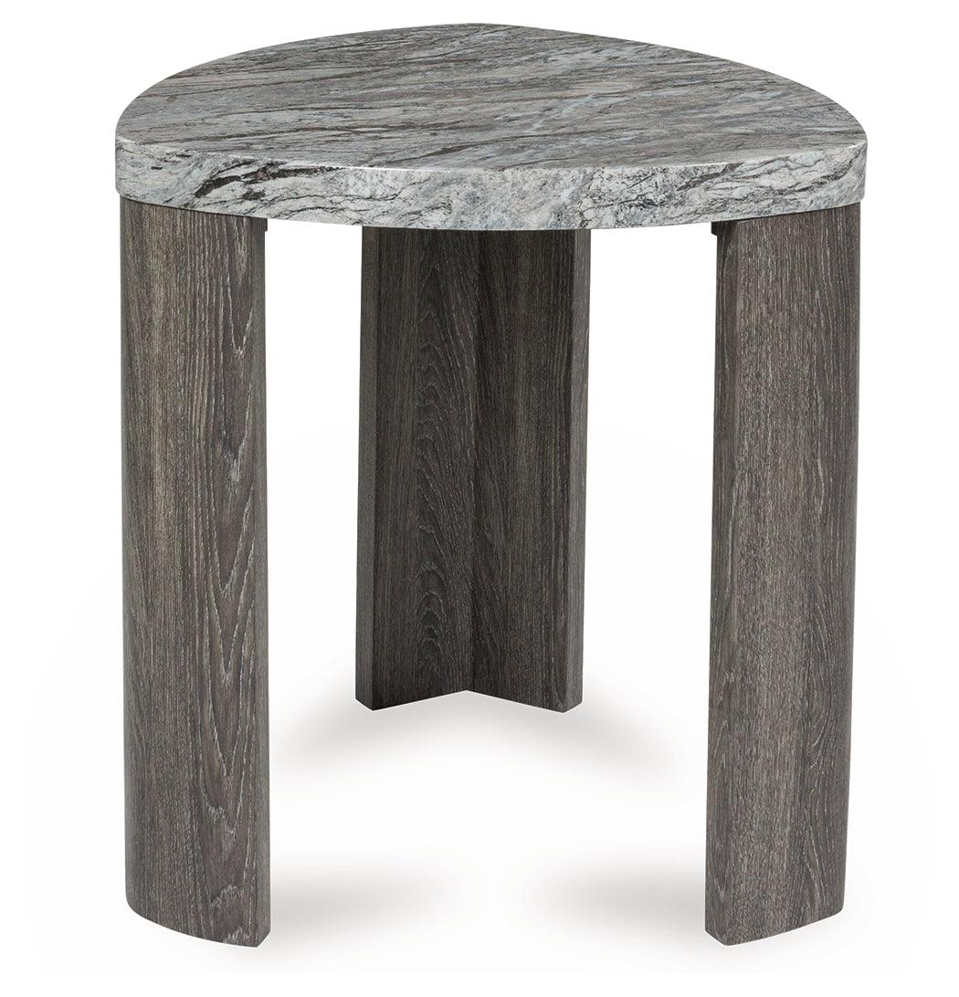 Surmour Gray/Brown End Table - Image 3