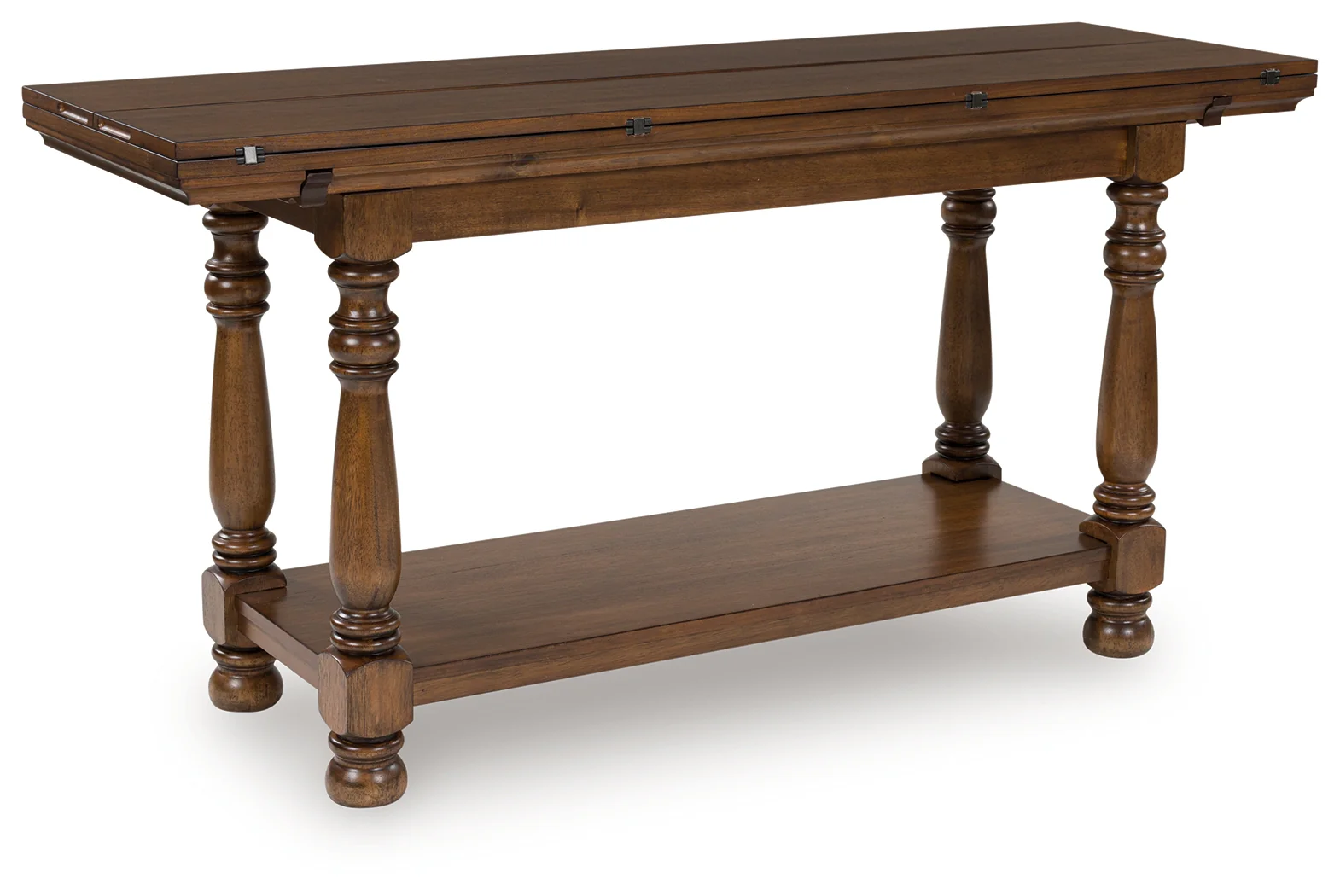 Sturlayne Brown Flip Top Sofa Table - Image 2