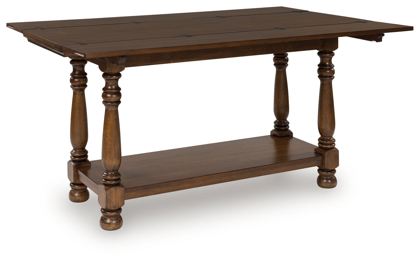 Sturlayne Brown Flip Top Sofa Table - Image 1