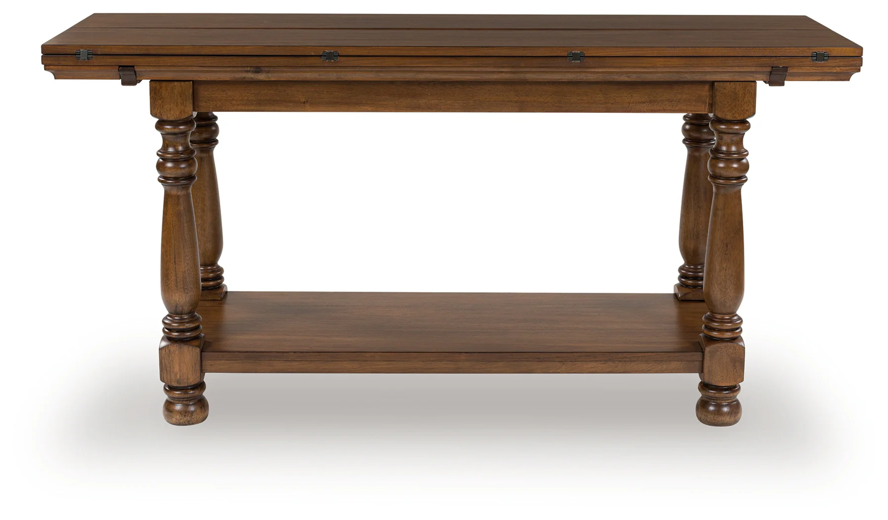 Sturlayne Brown Flip Top Sofa Table - Image 3