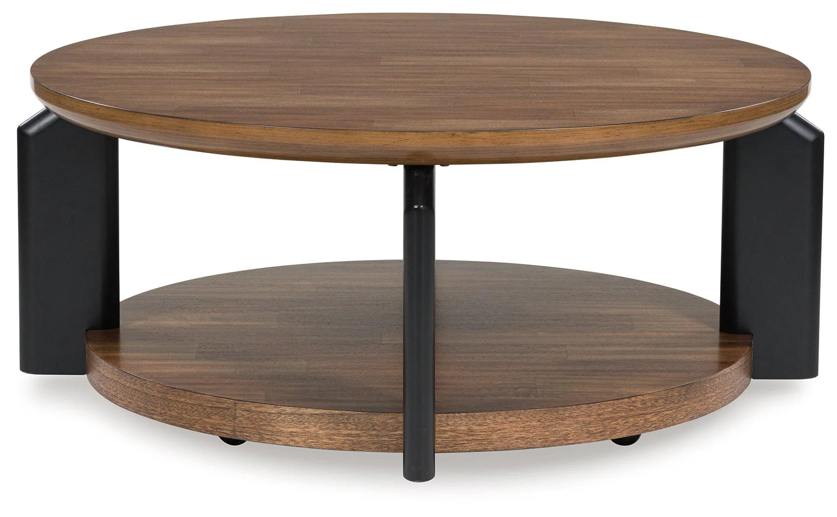 Kraeburn Brown/Black Coffee Table - Image 3