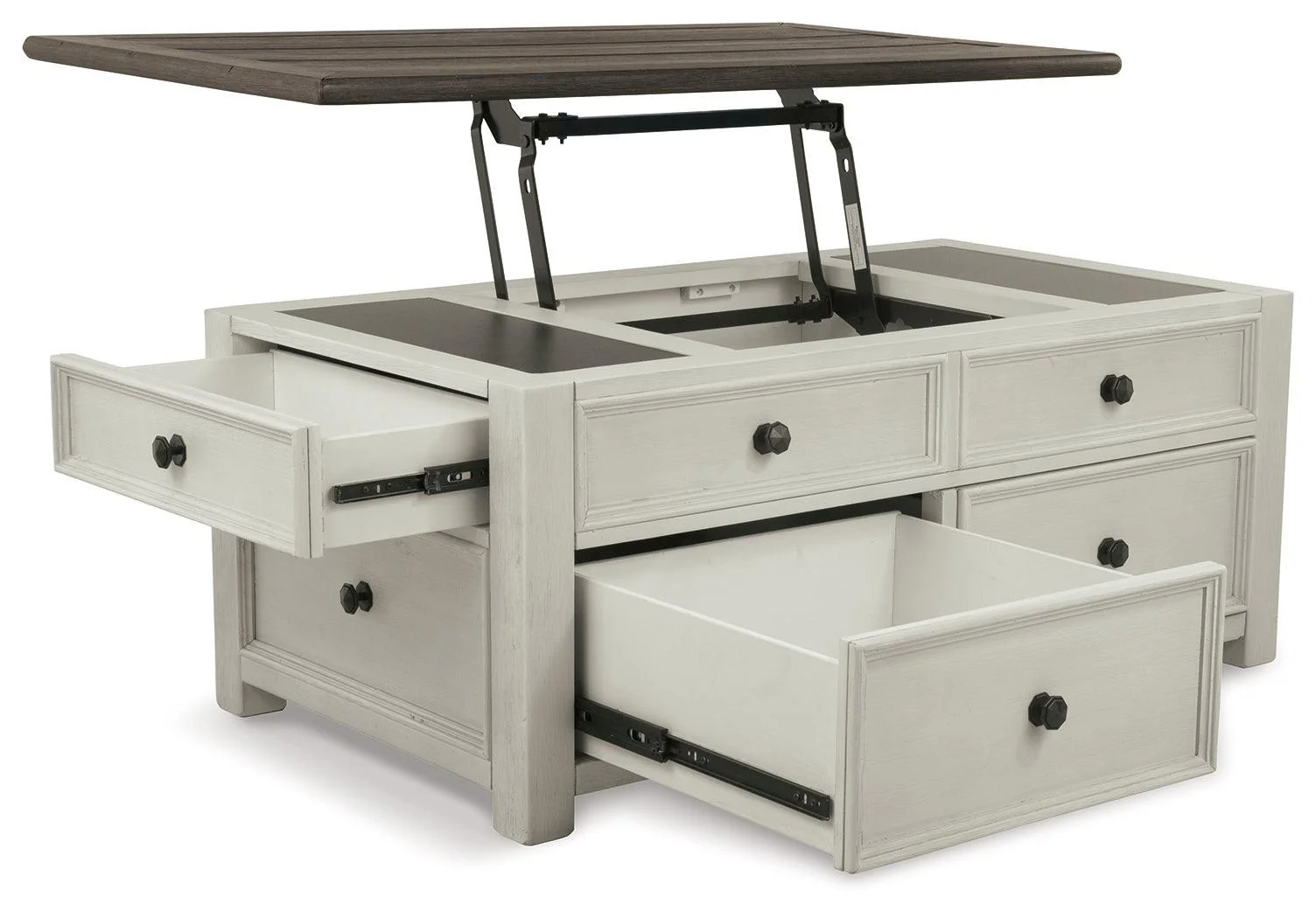Bolanburg Two-Tone Coffee Table With Lift Top - Image 3