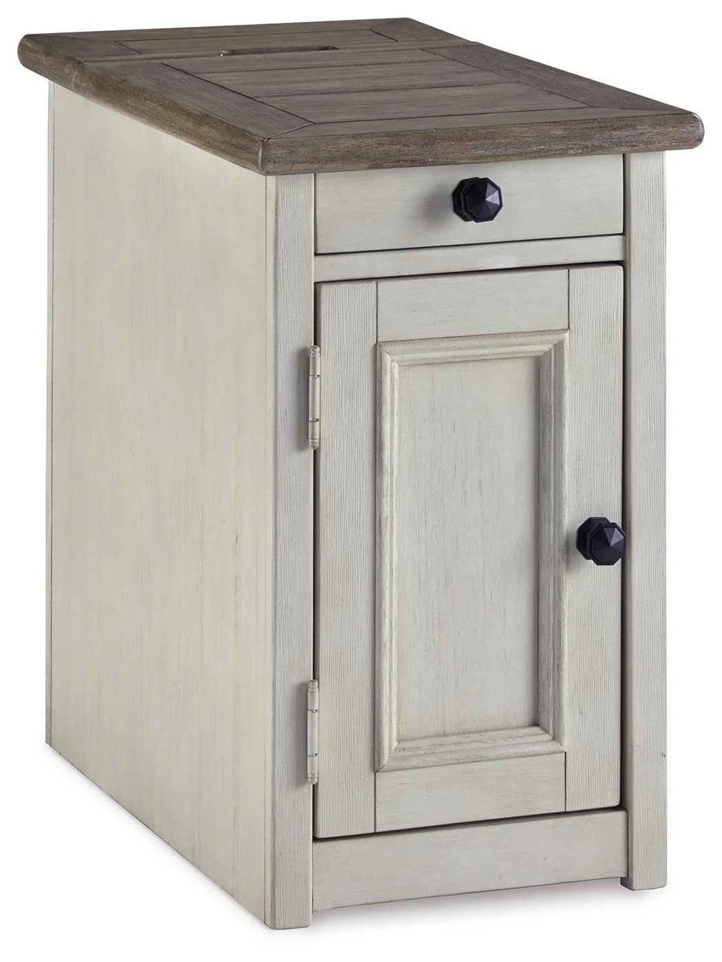 Bolanburg Two-Tone Chairside End Table With Usb Ports & Outlets - Image 2