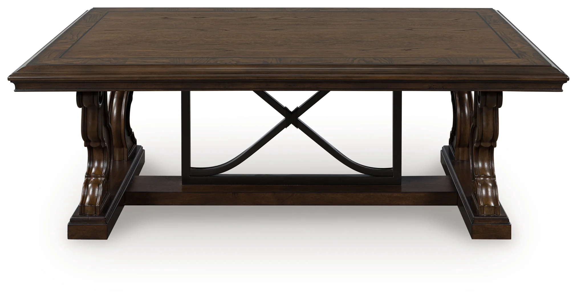 Maylee Dark Brown Coffee Table - Image 3