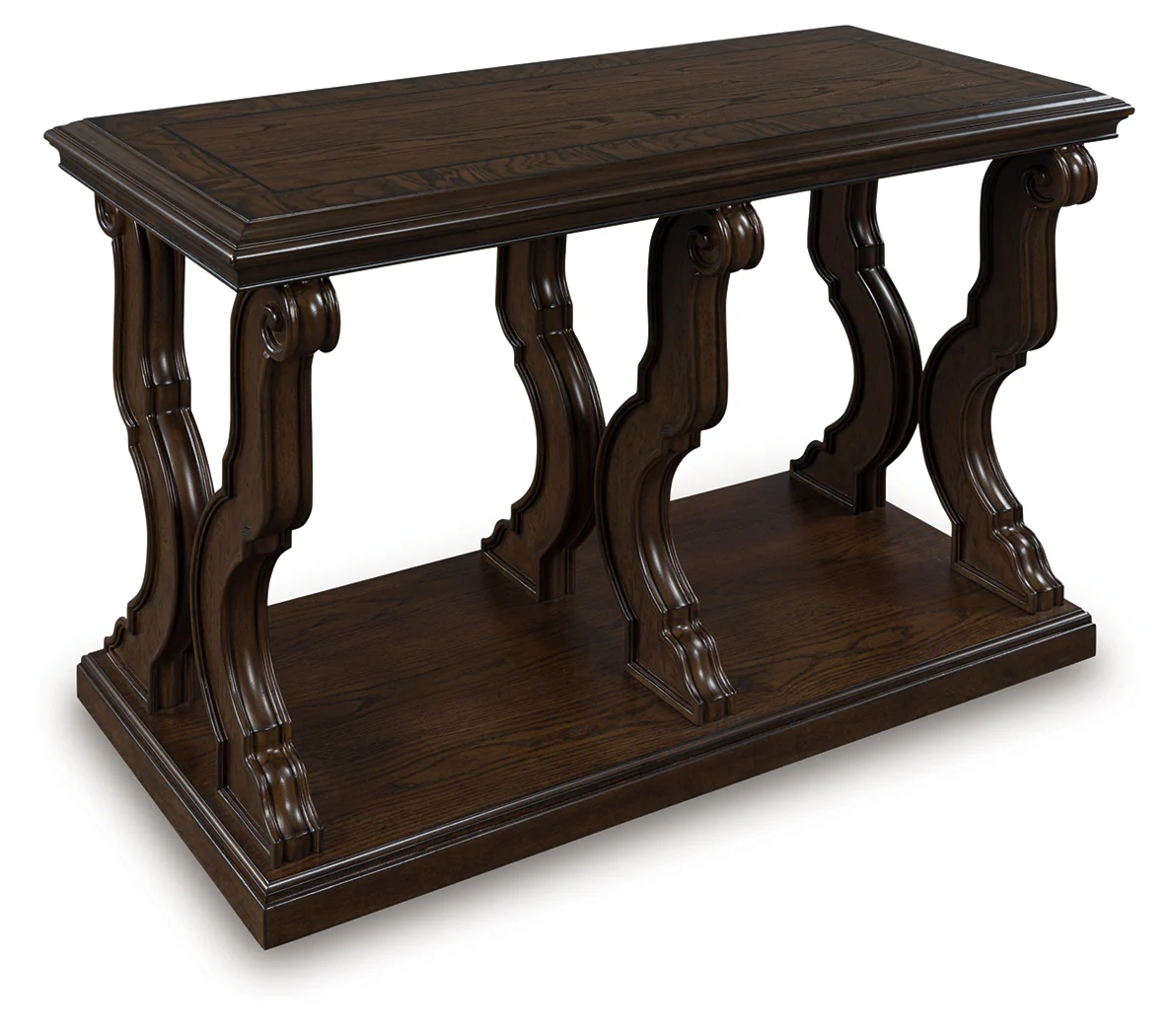 Maylee Dark Brown Sofa Table - Image 2