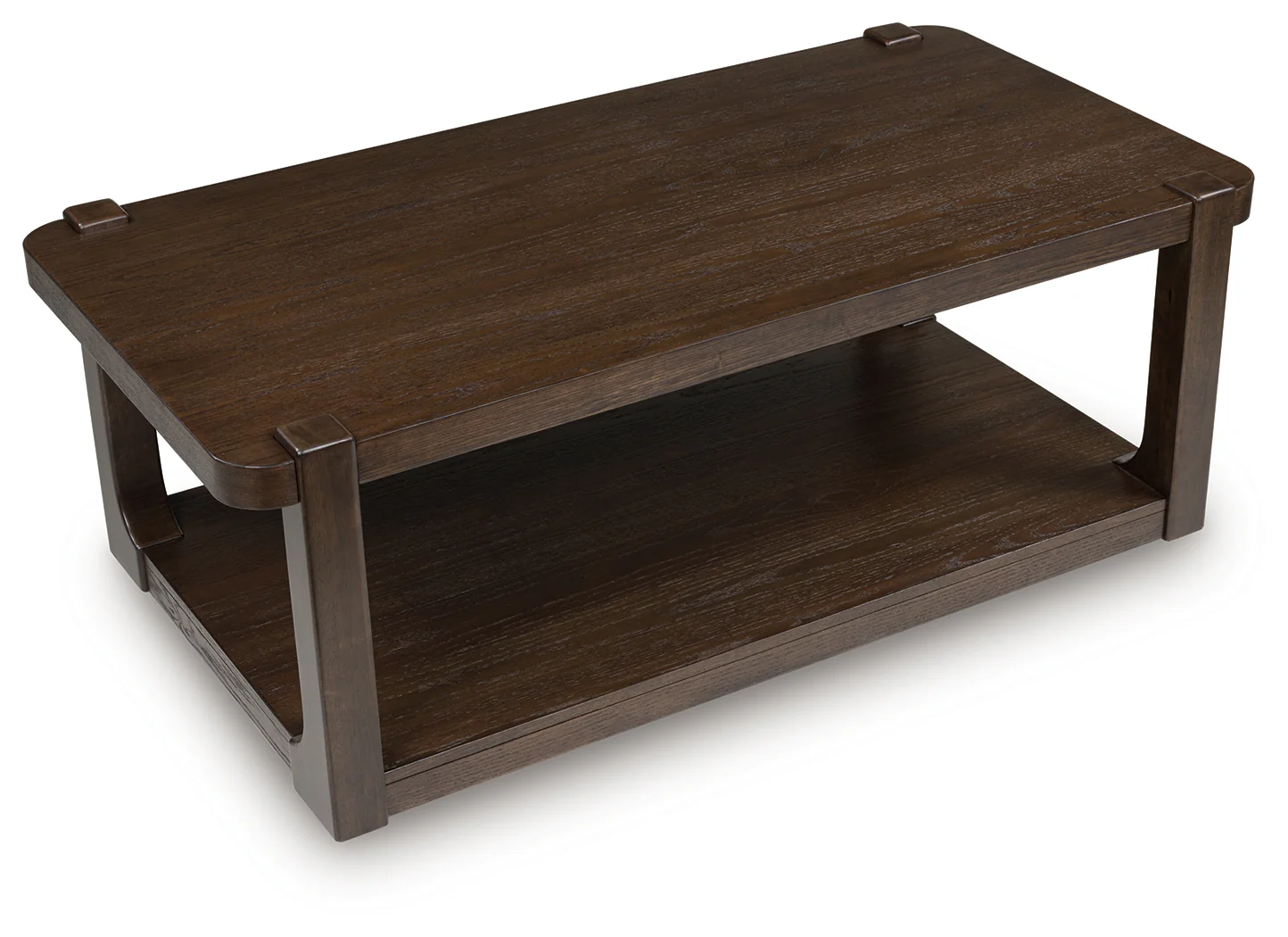 Breckington Dark Brown Coffee Table - Image 3