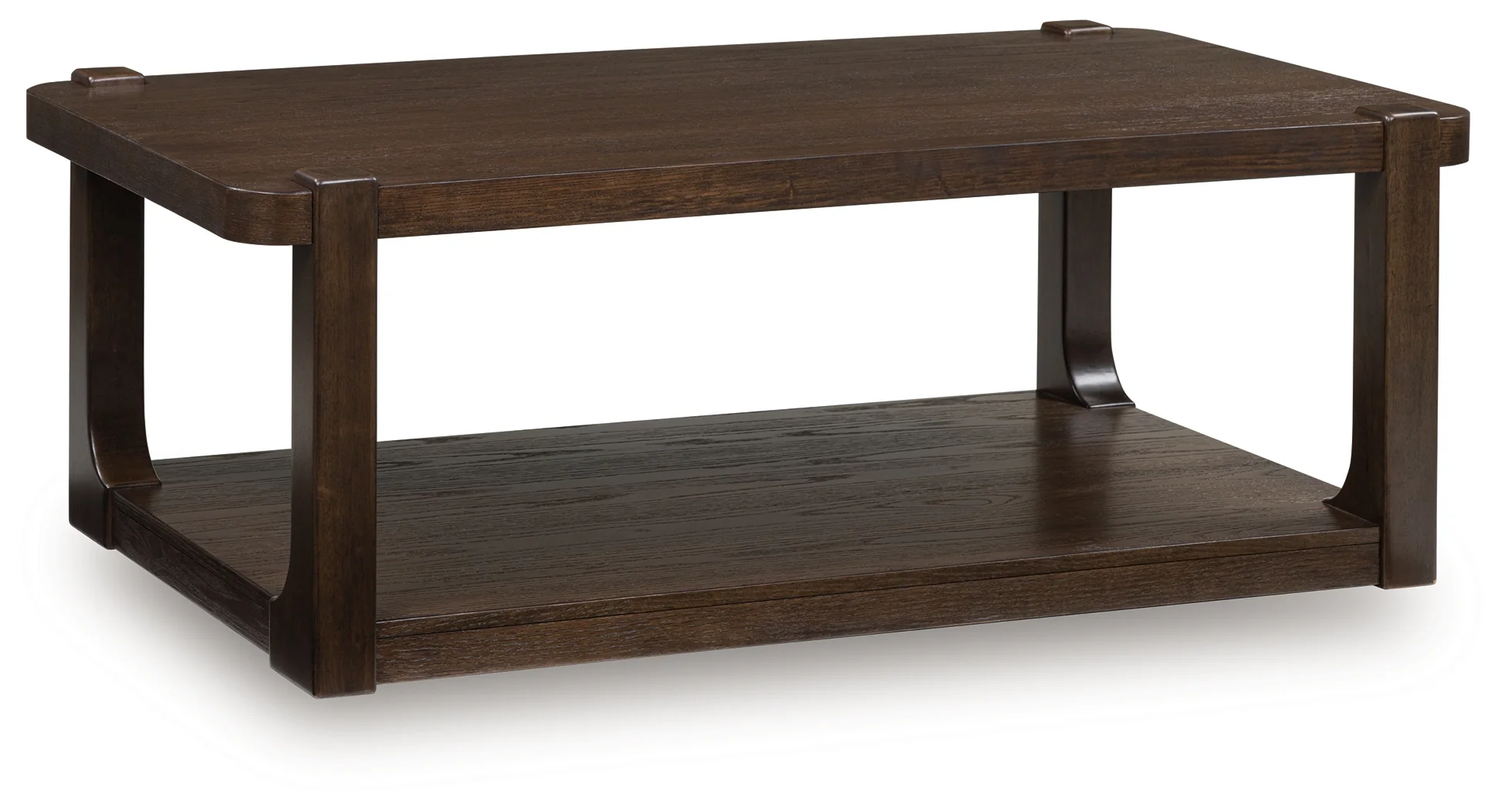 Breckington Dark Brown Coffee Table - Image 2