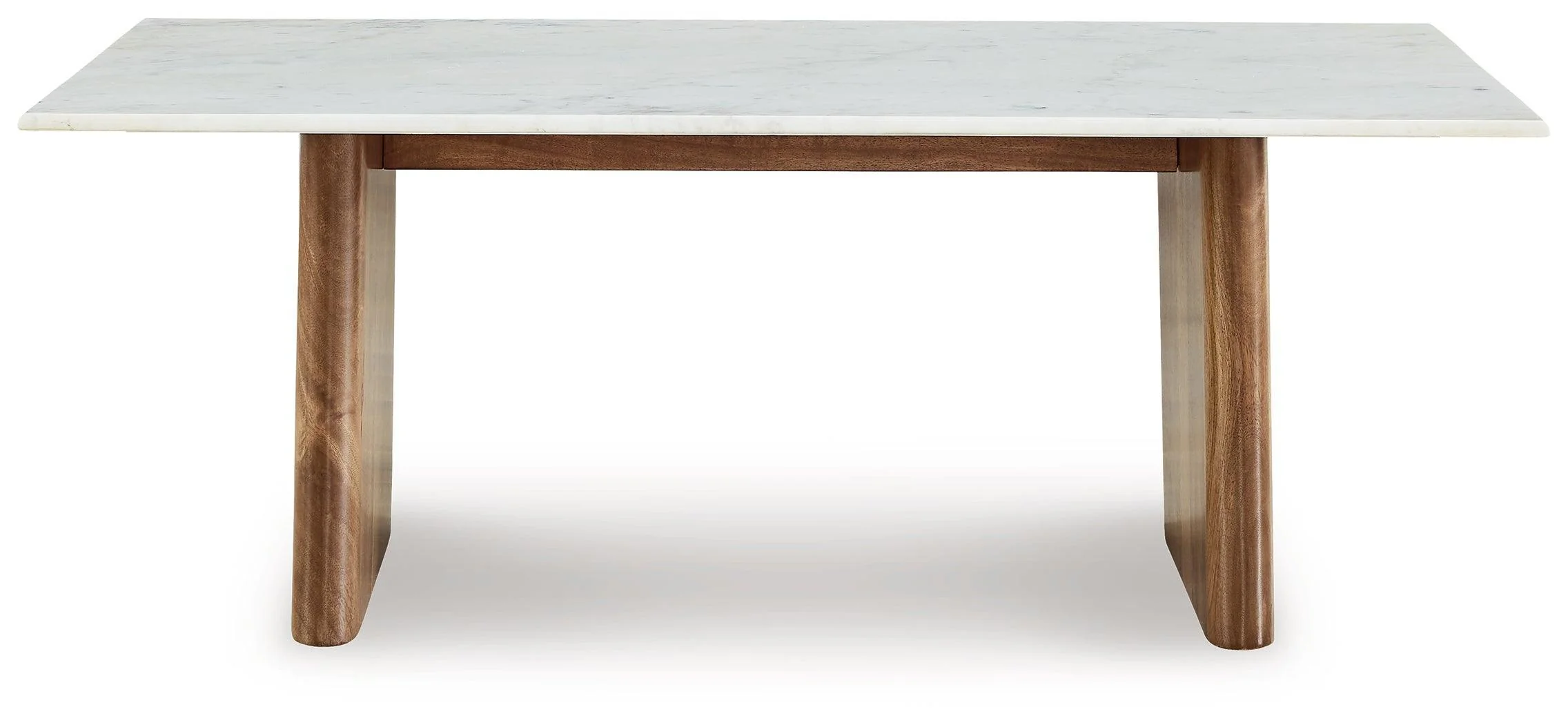 Isanti Light Brown White Coffee Table With 1 End - Image 3