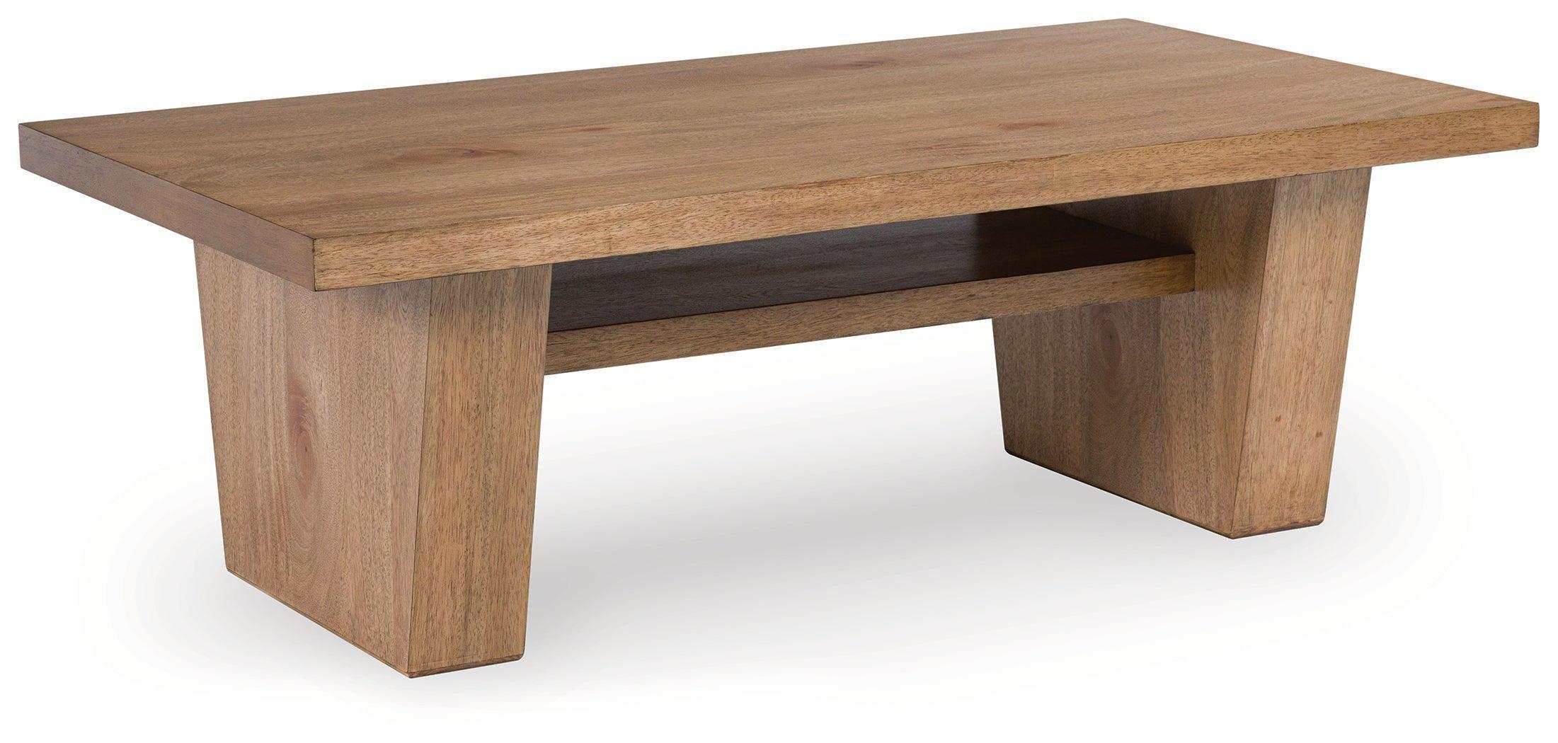 Kristiland Light Brown Coffee Table - Image 2