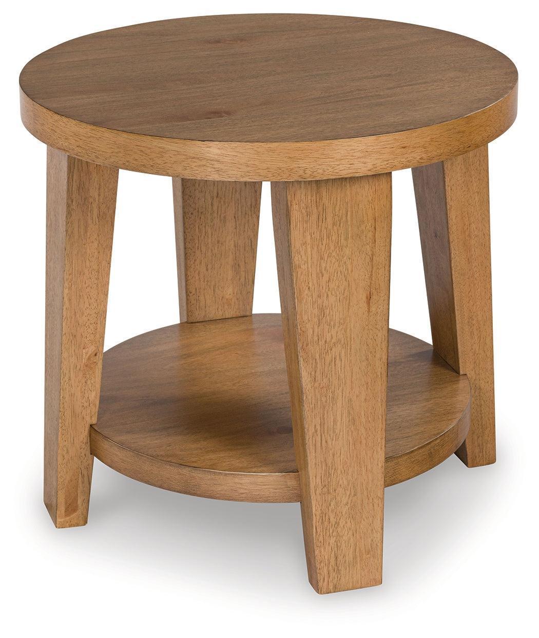 Kristiland Light Brown End Table - Image 3