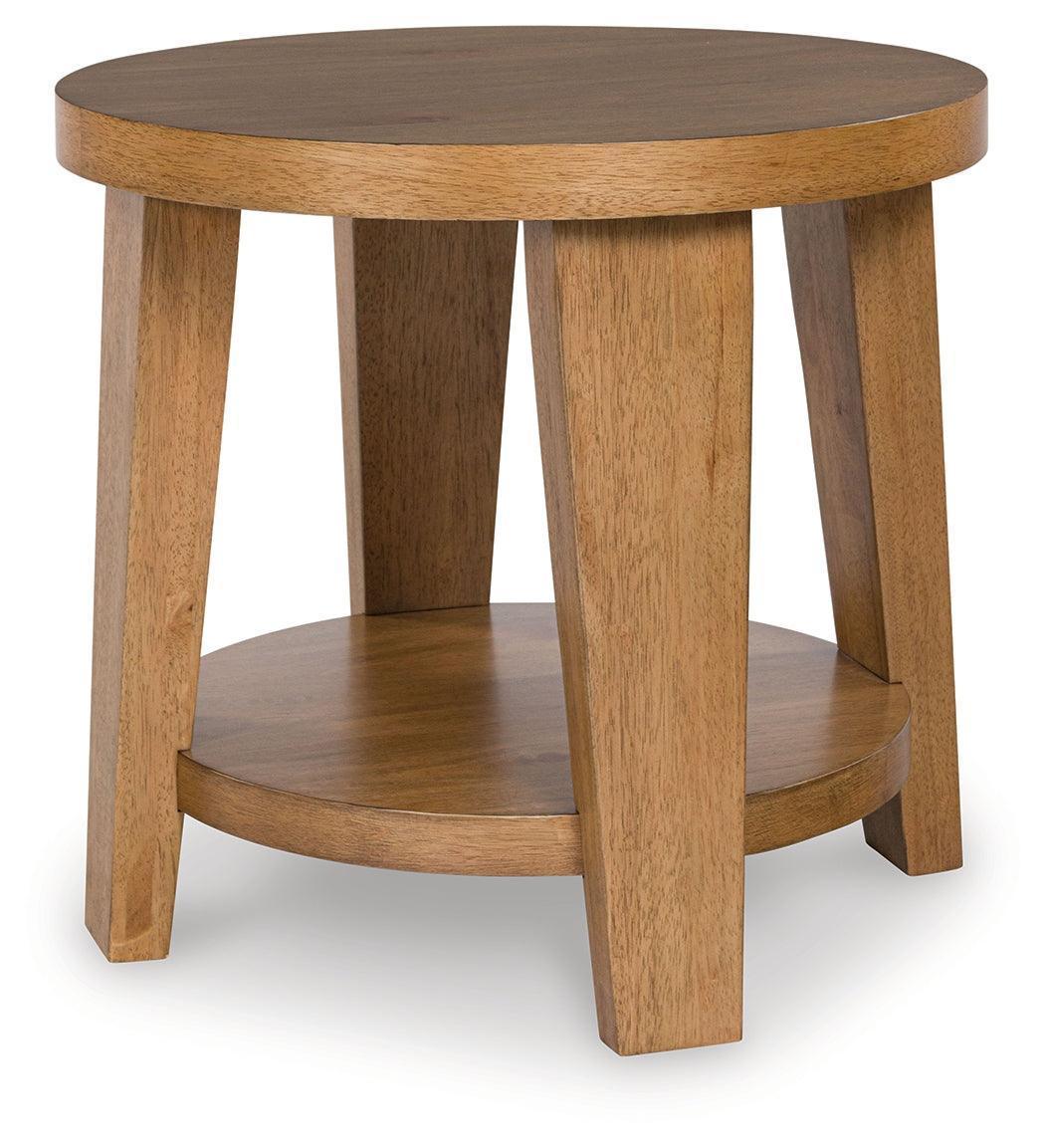 Kristiland Light Brown End Table - Image 2