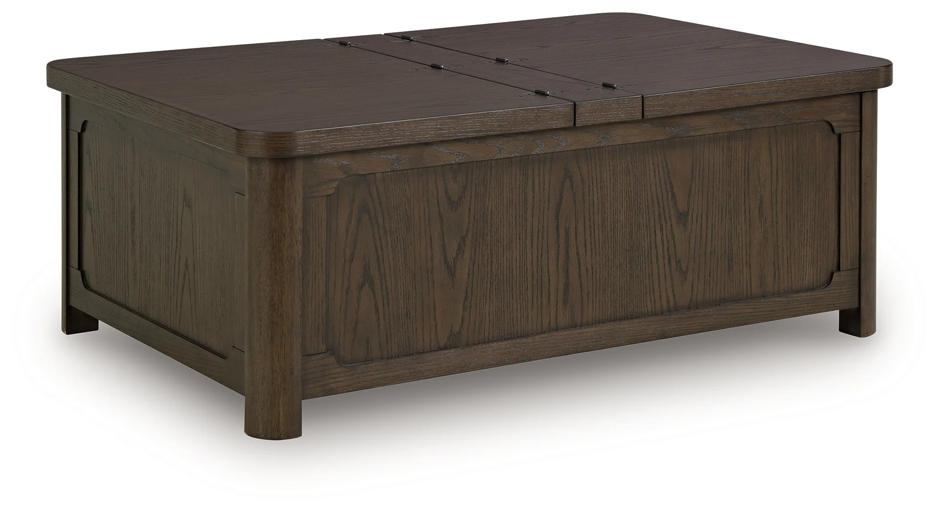 Breckington Dark Brown Coffee Table With Storage - Image 2