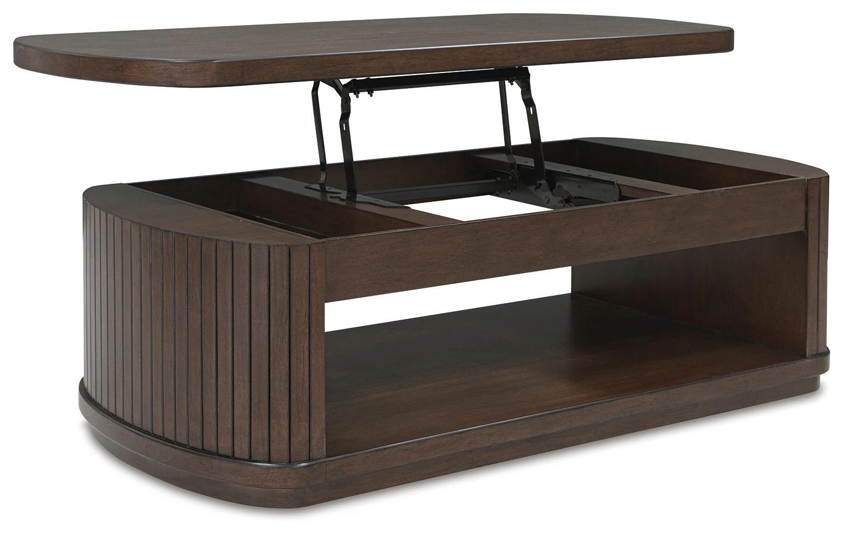 Korestone Dark Brown Lift-Top Coffee Table - Image 3