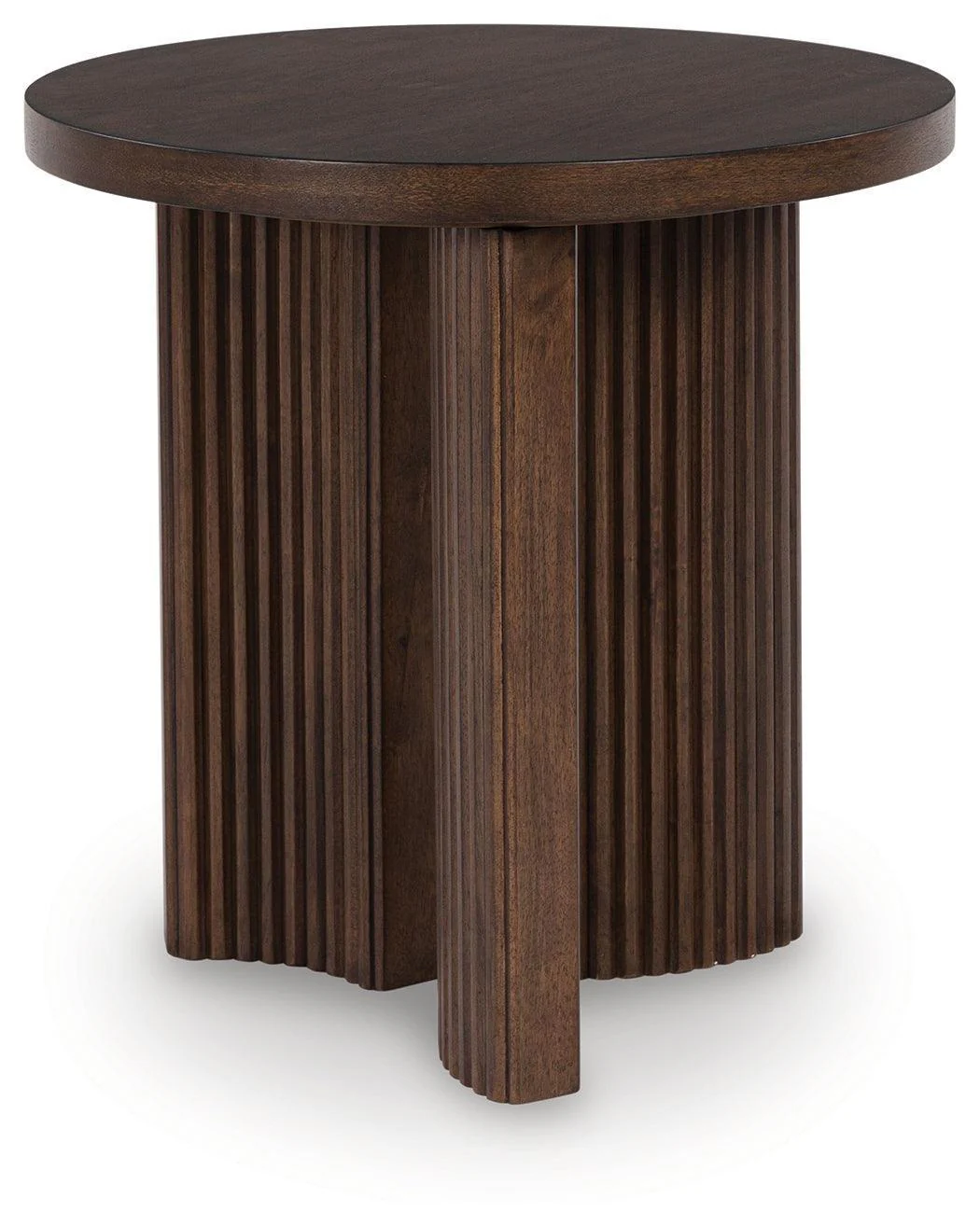 Korestone Dark Brown End Table - Image 2