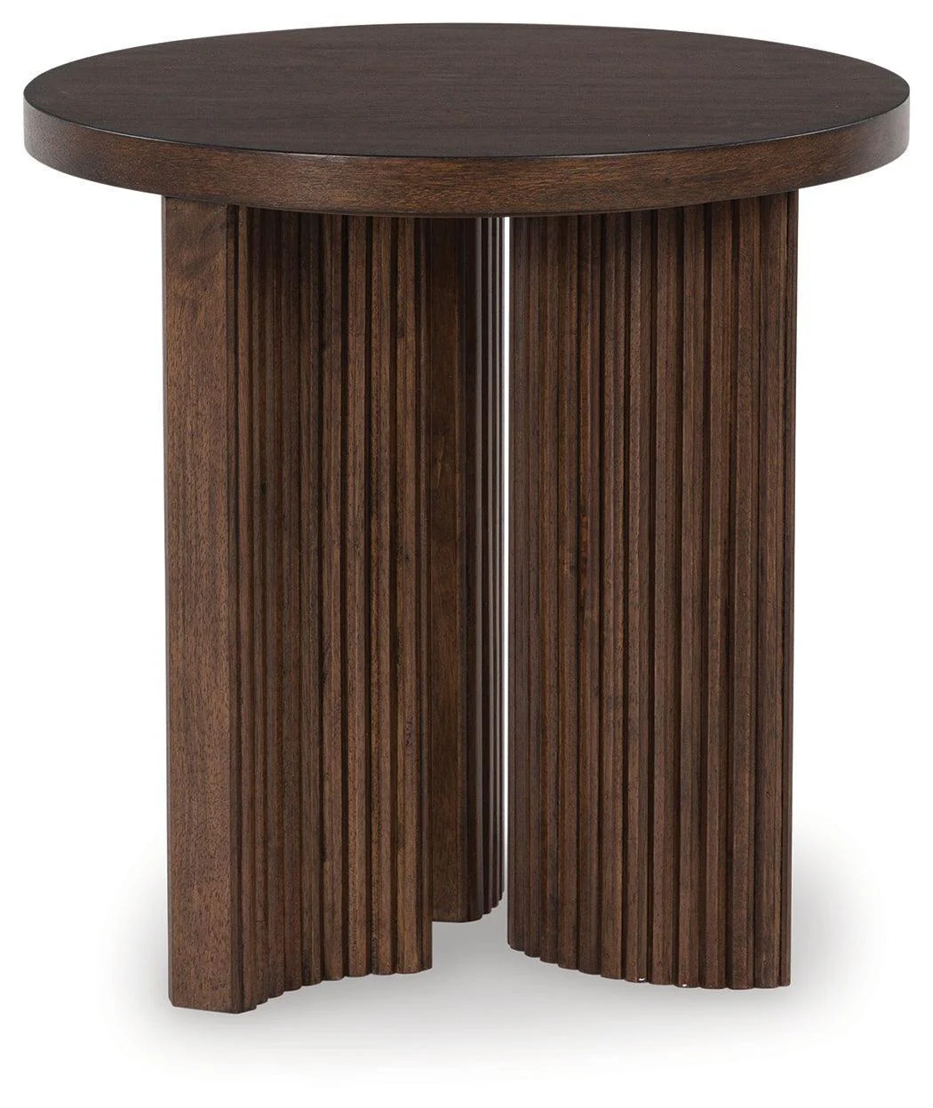 Korestone Dark Brown End Table - Image 3