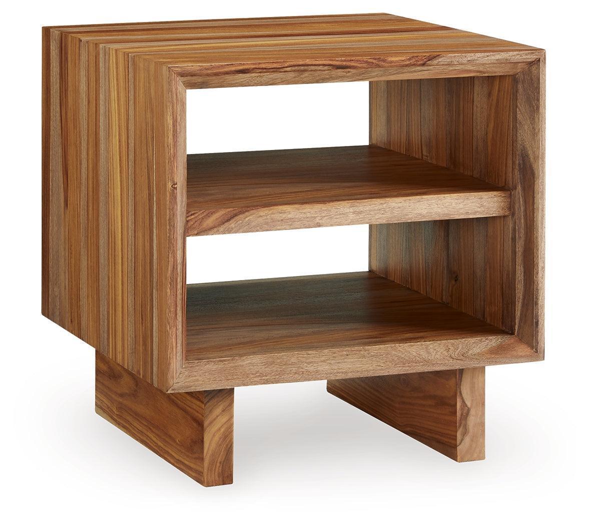 Dressonni Brown End Table - Image 2