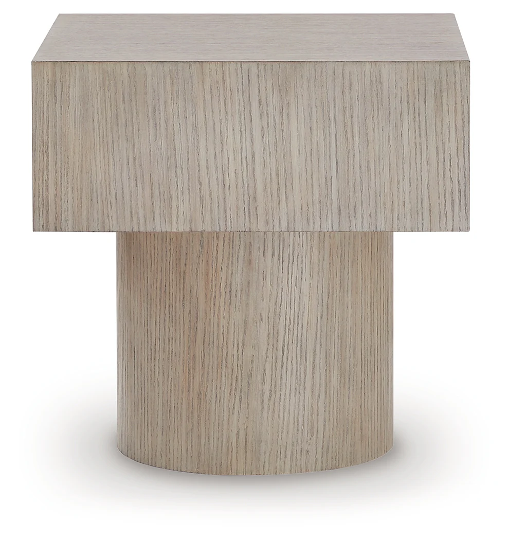 Jorielyn Light Grayish Brown End Table - Image 3