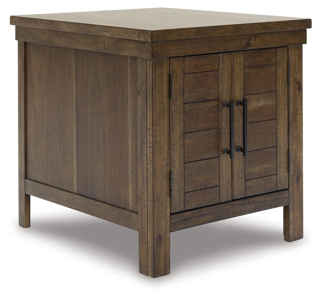 Moriville Grayish Brown End Table - Image 2