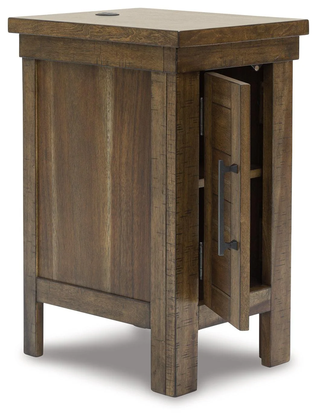 Moriville Grayish Brown Chairside End Table - Image 3