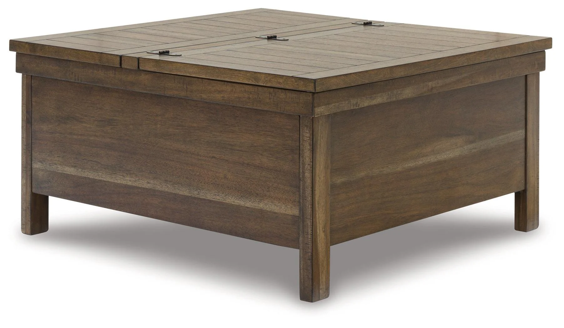 Moriville Grayish Brown Lift-top Coffee Table - Image 2