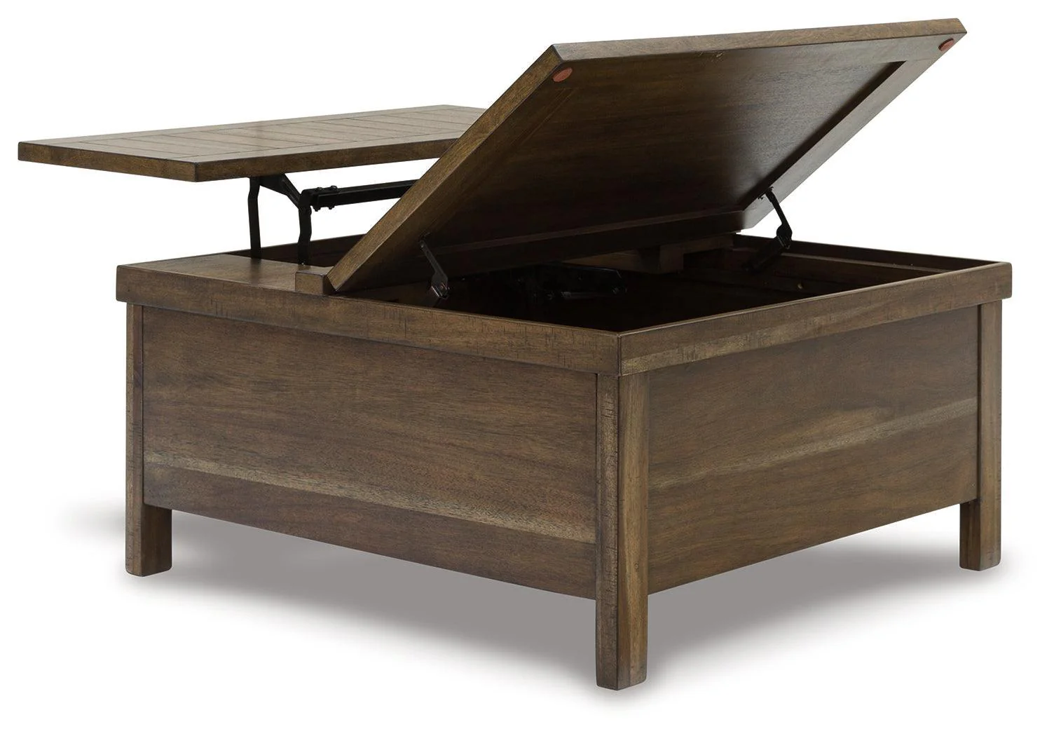 Moriville Grayish Brown Lift-top Coffee Table - Image 3