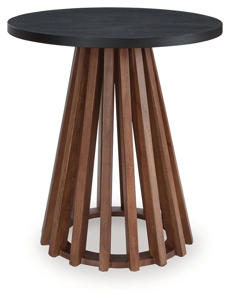 Kallari Warm Brown/Black End Table - Image 3