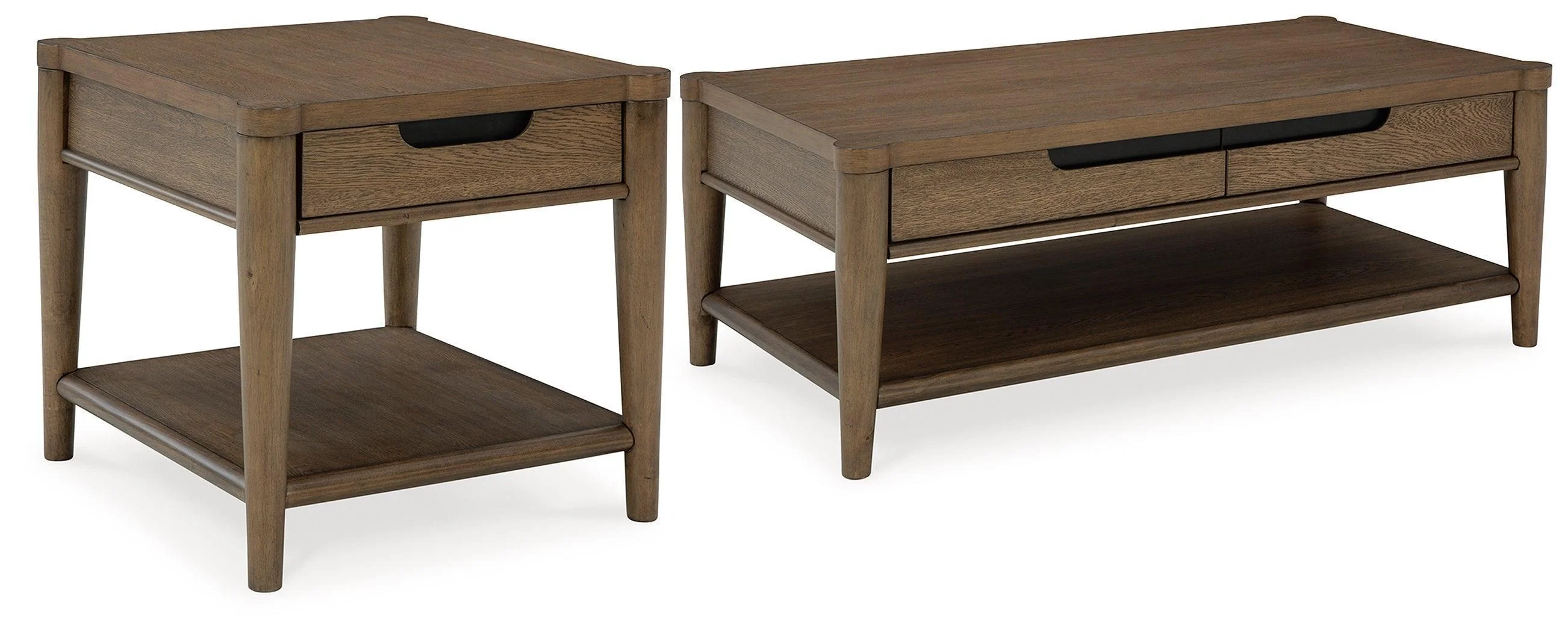 Roanhowe Brown Coffee Table With 1 End - Image 2