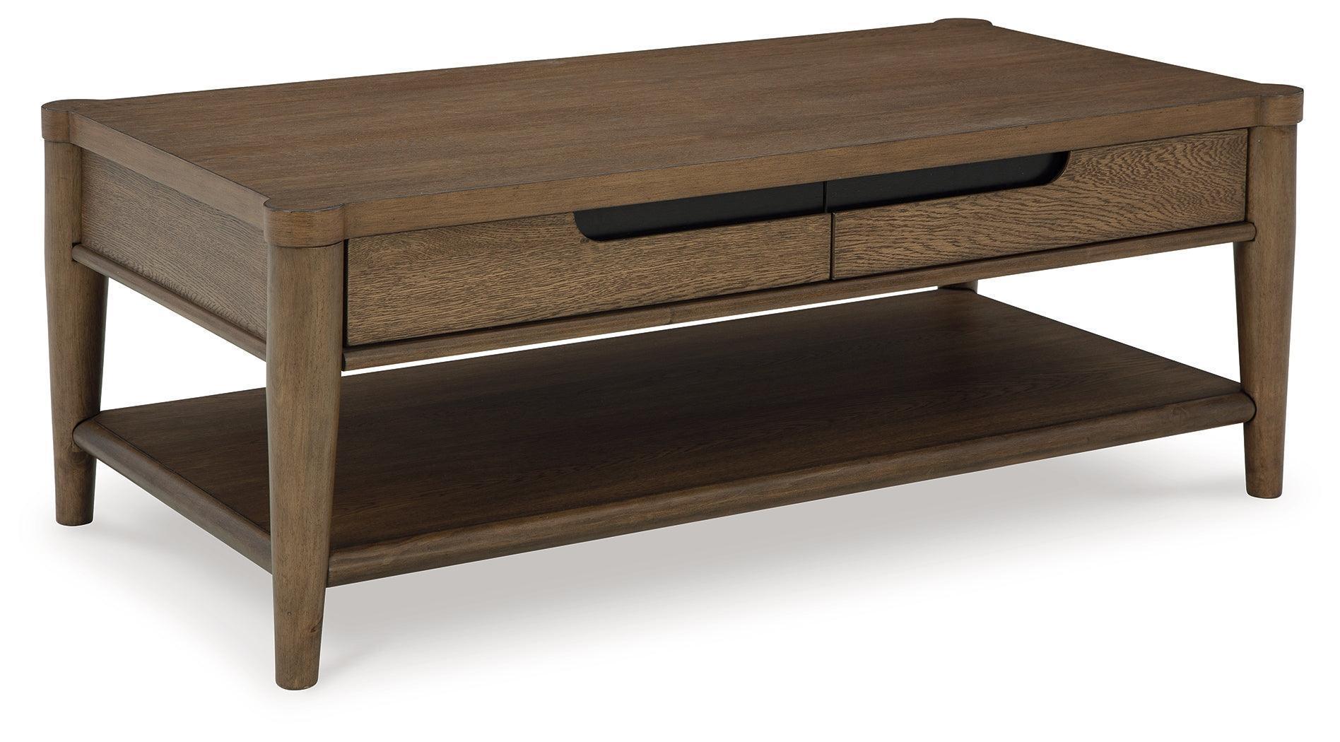 Roanhowe Brown Coffee Table - Image 2