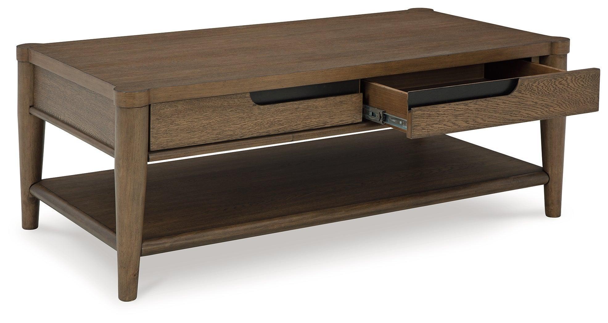 Roanhowe Brown Coffee Table - Image 3