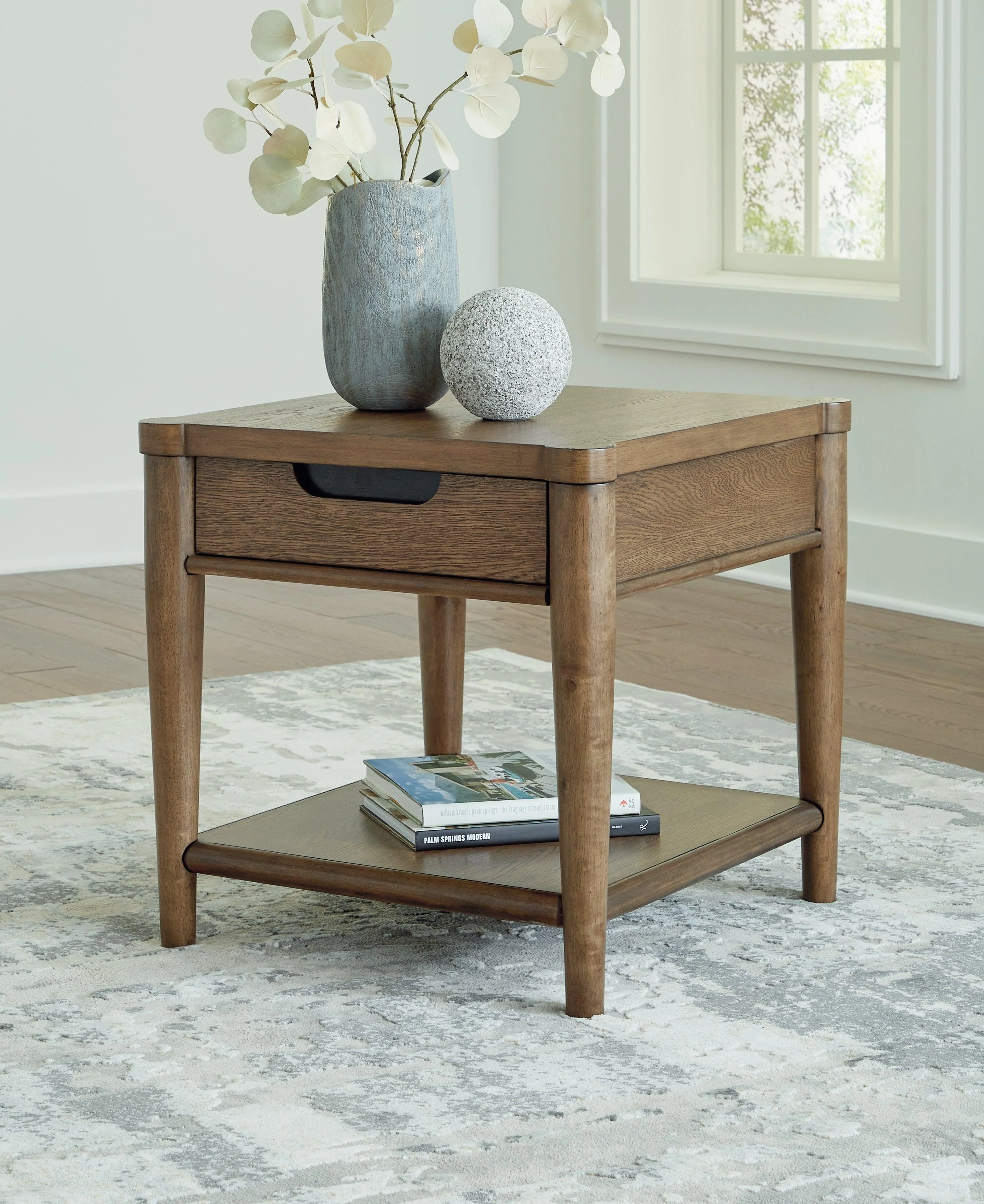 Roanhowe Brown Coffee Table With 2 End Tables - Image 2