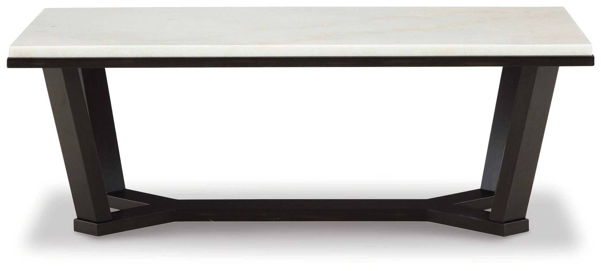 Fostead White Espresso Coffee Table - Image 3