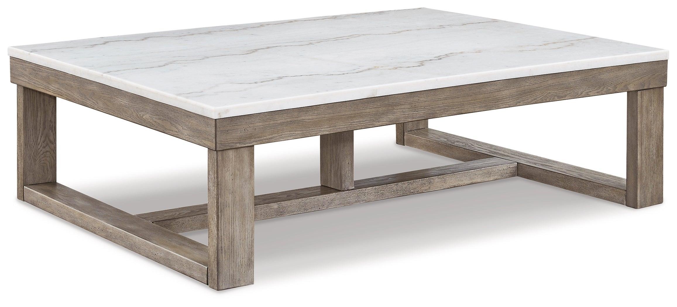 Loyaska Brown Ivory Coffee Table - Image 2