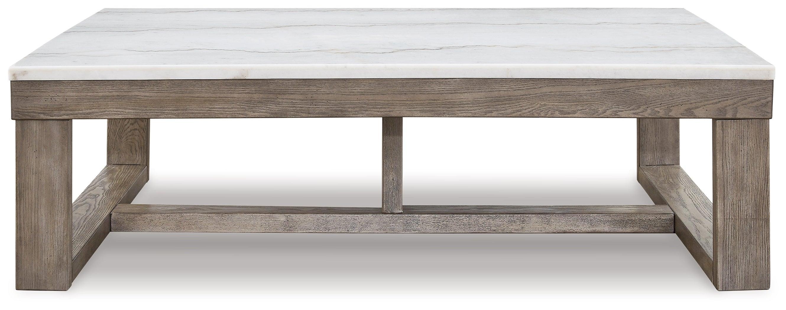 Loyaska Brown Ivory Coffee Table - Image 3