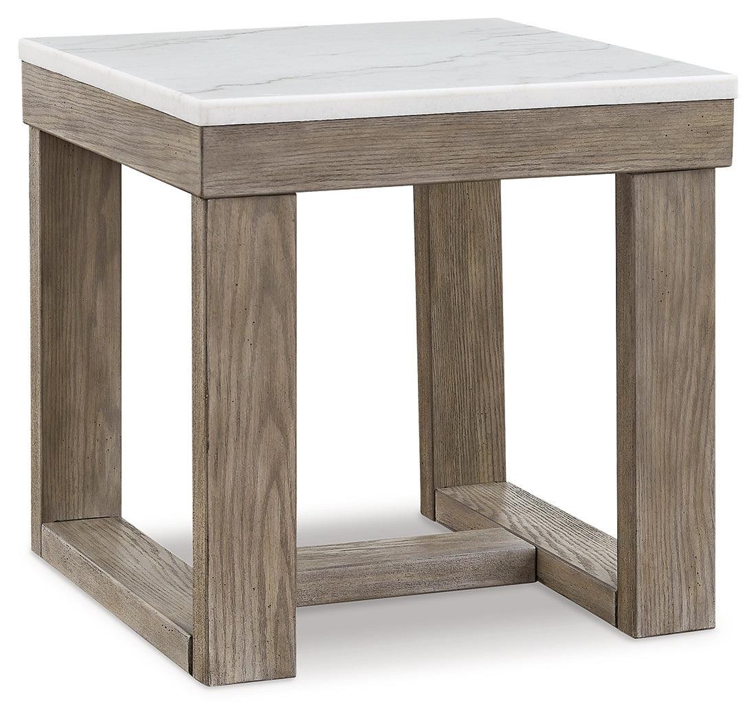 Loyaska Brown Ivory End Table - Image 2