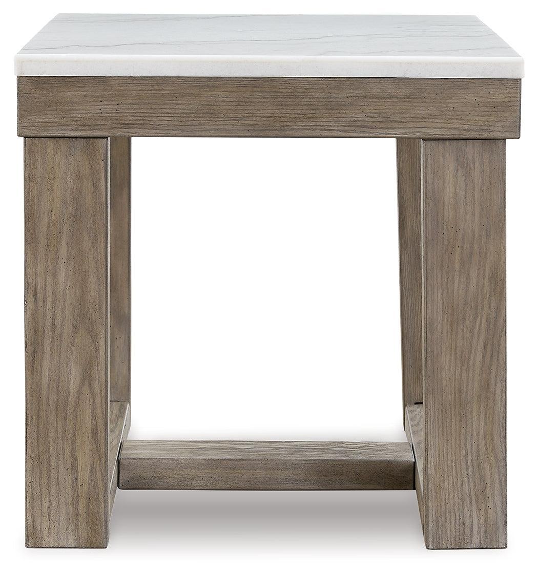 Loyaska Brown Ivory End Table - Image 3