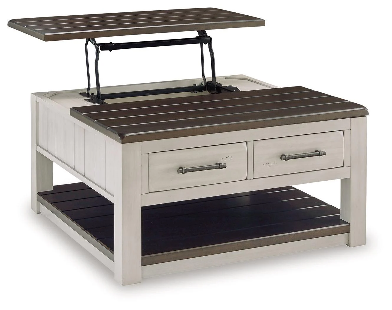 Darborn Gray Brown Lift-top Coffee Table - Image 3