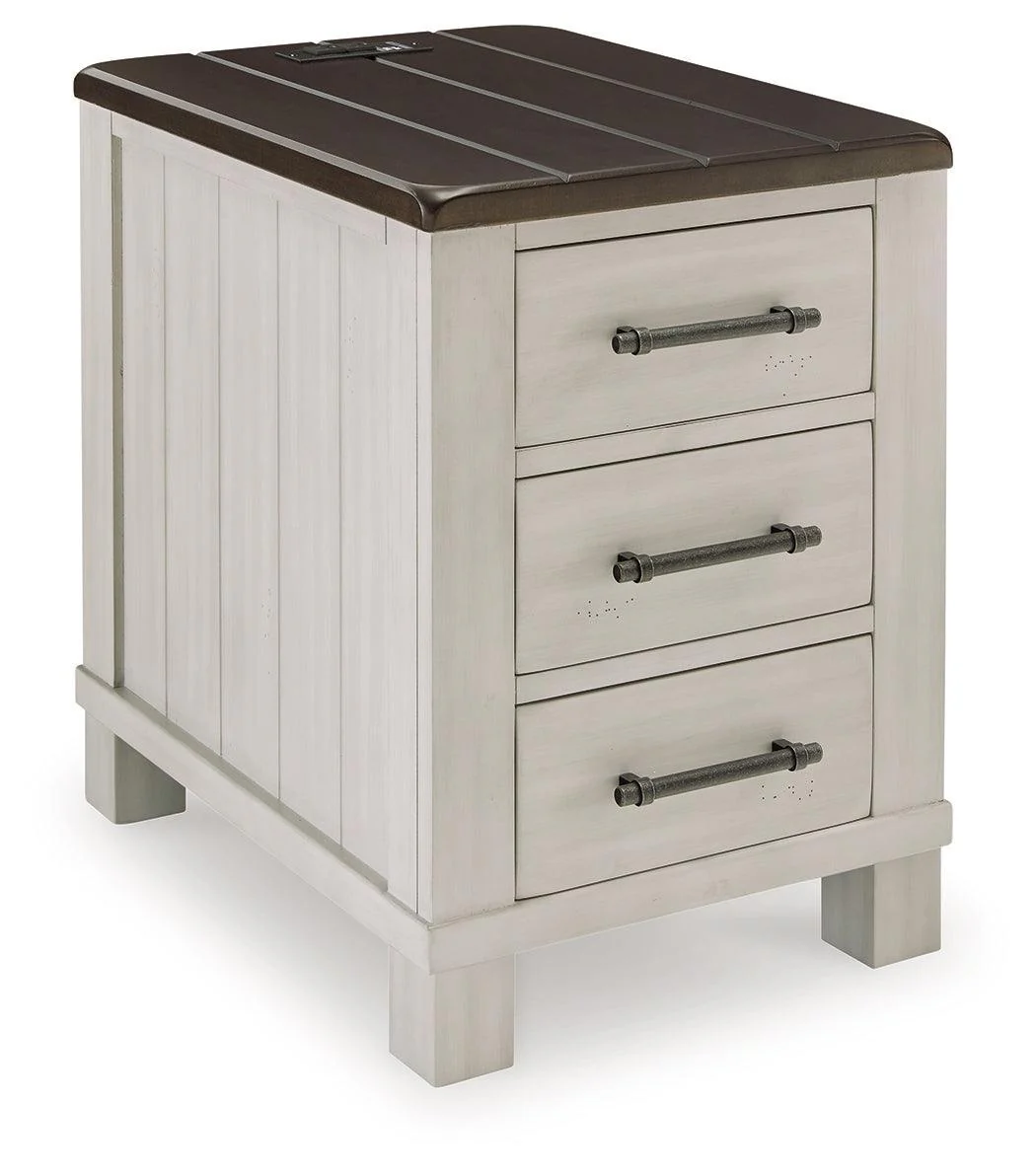 Darborn Gray Brown Chairside End Table - Image 2