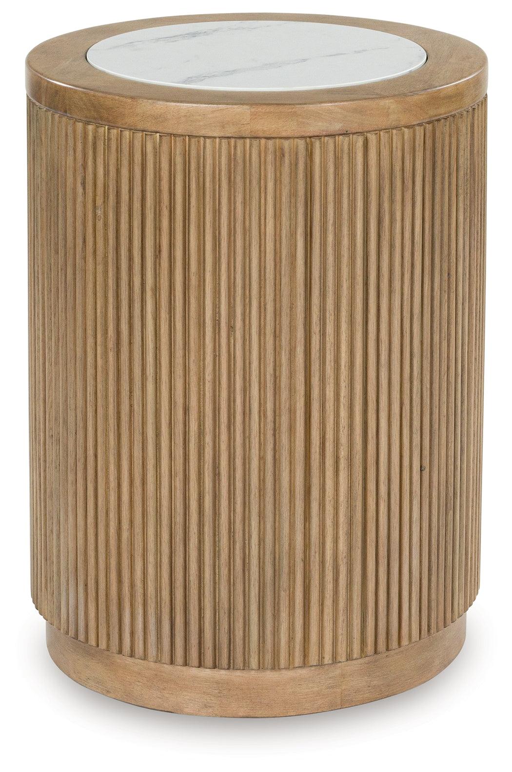 Camdill Light Brown/White End Table - Image 2
