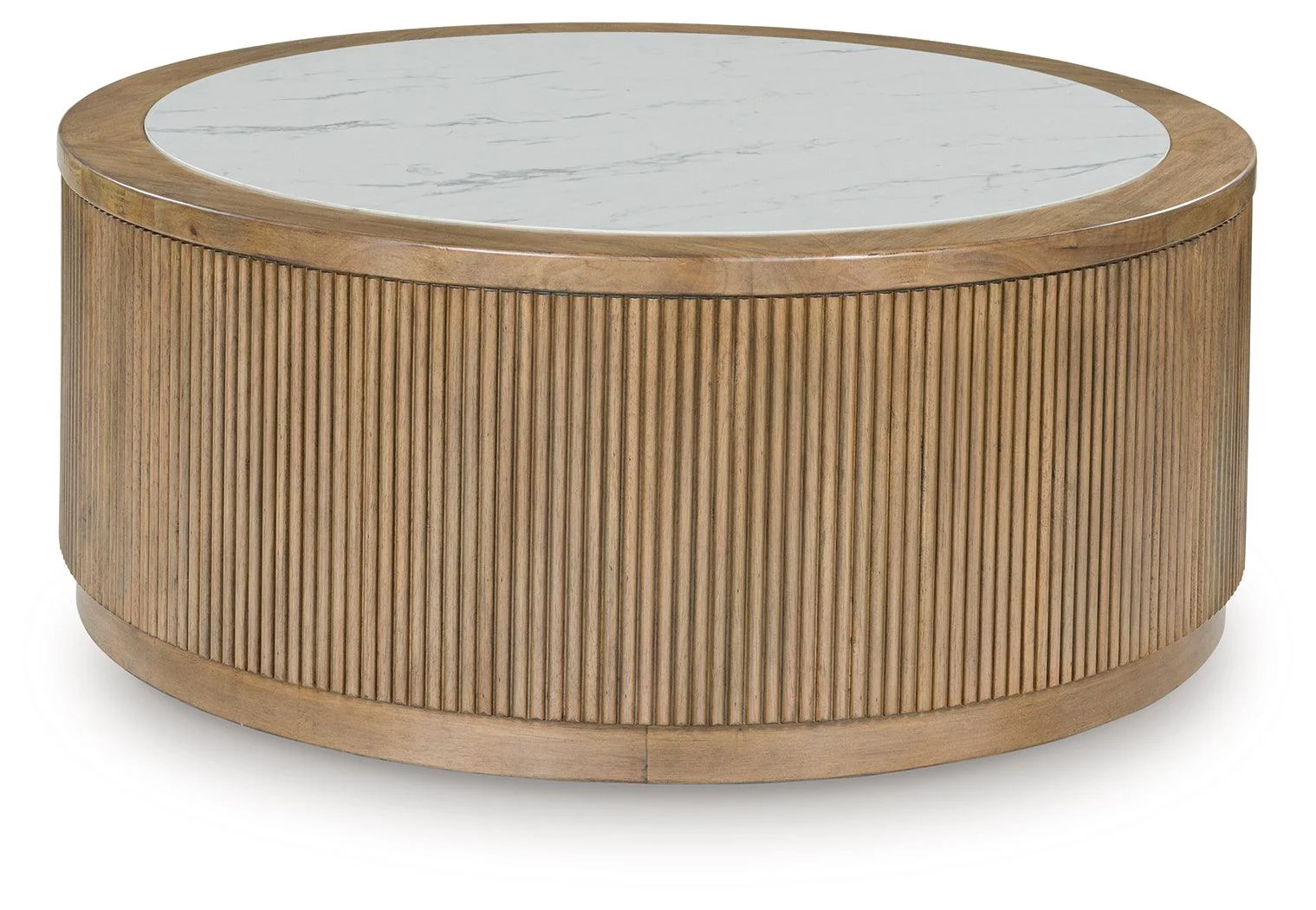 Camdill Light Brown/White Coffee Table - Image 2