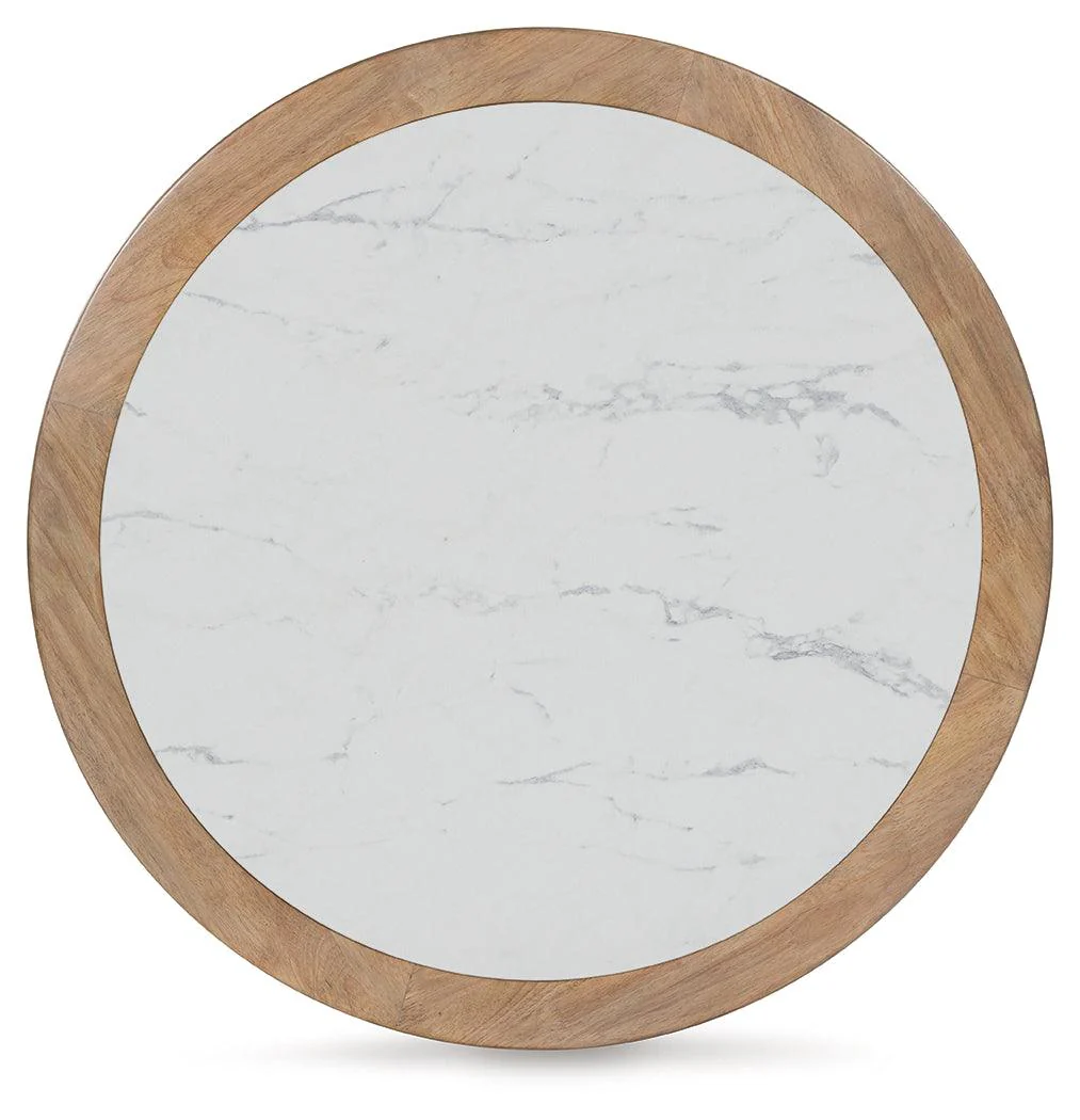 Camdill Light Brown/White Coffee Table - Image 3