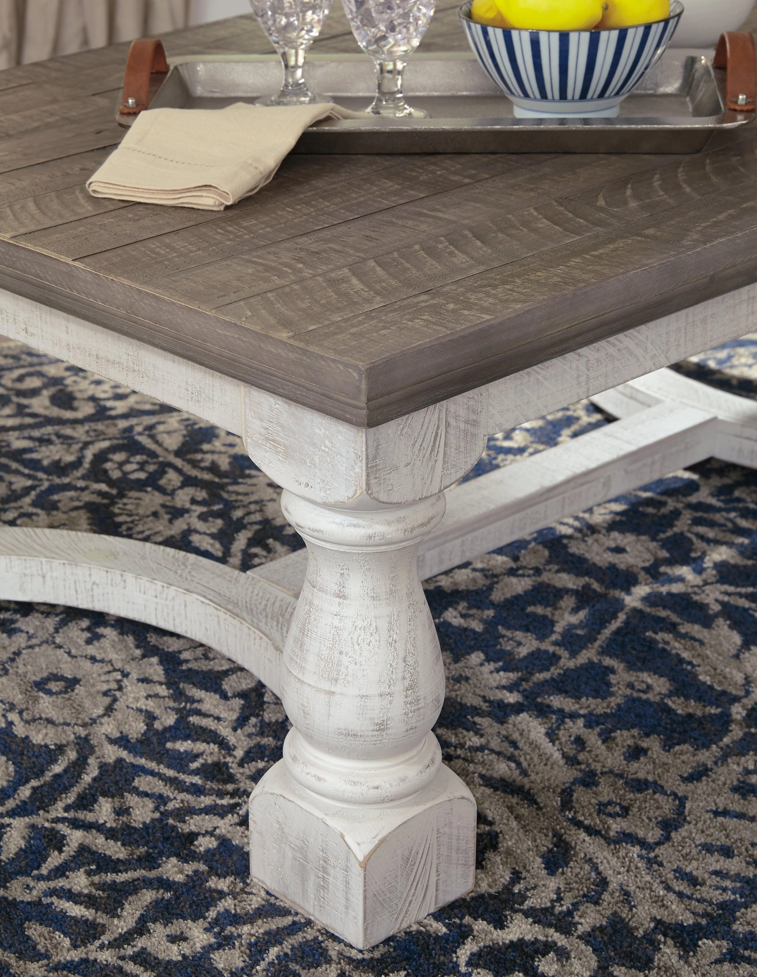 Havalance Gray White Coffee Table - Image 3