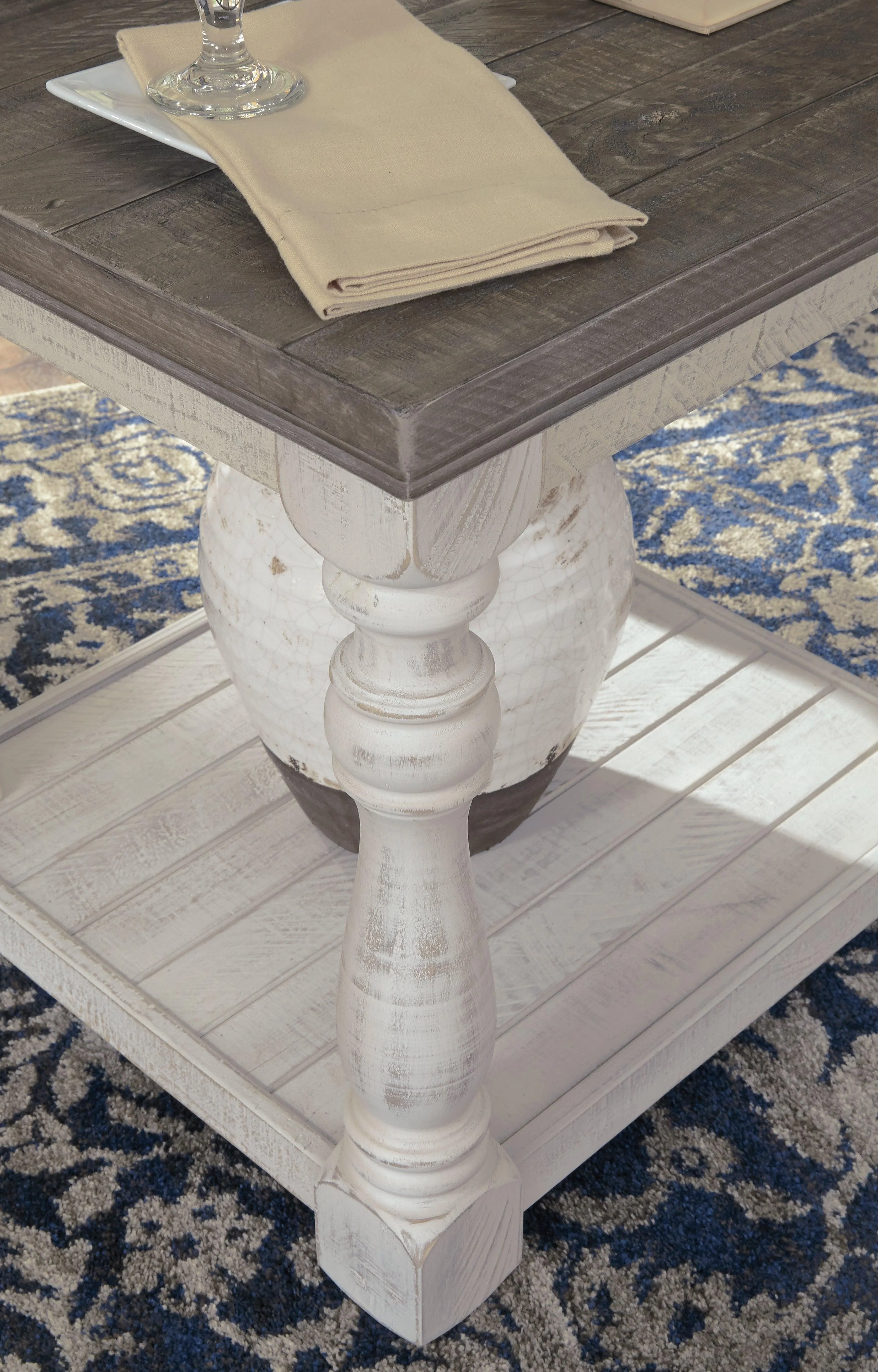 Havalance Gray White End Table - Image 3