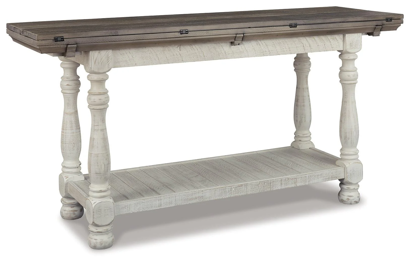 Havalance Gray White Sofa Console Table - Image 2