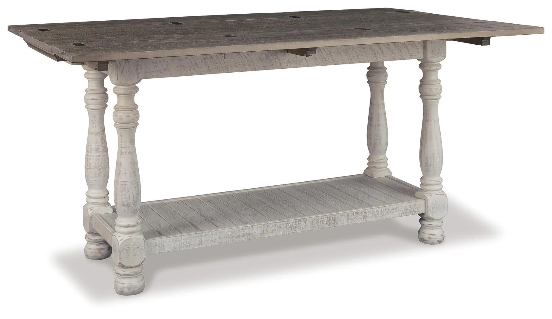 Havalance Gray White Sofa Console Table - Image 3