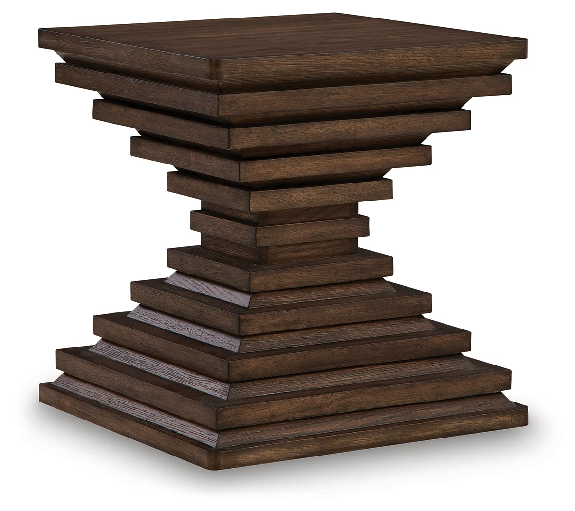 Hannodream Warm Brown End Table - Image 2