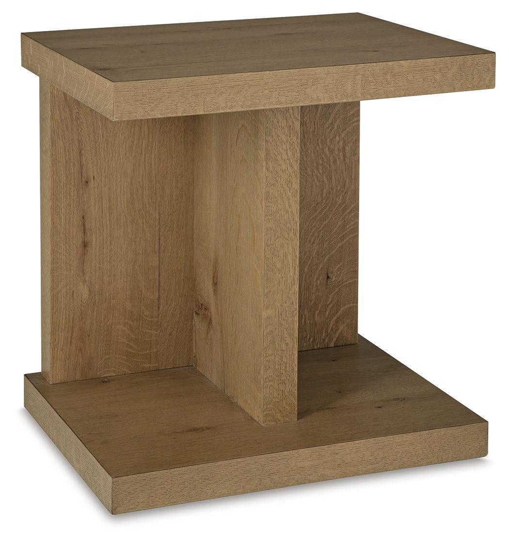 Brinstead Light Brown Chairside End Table - Image 2