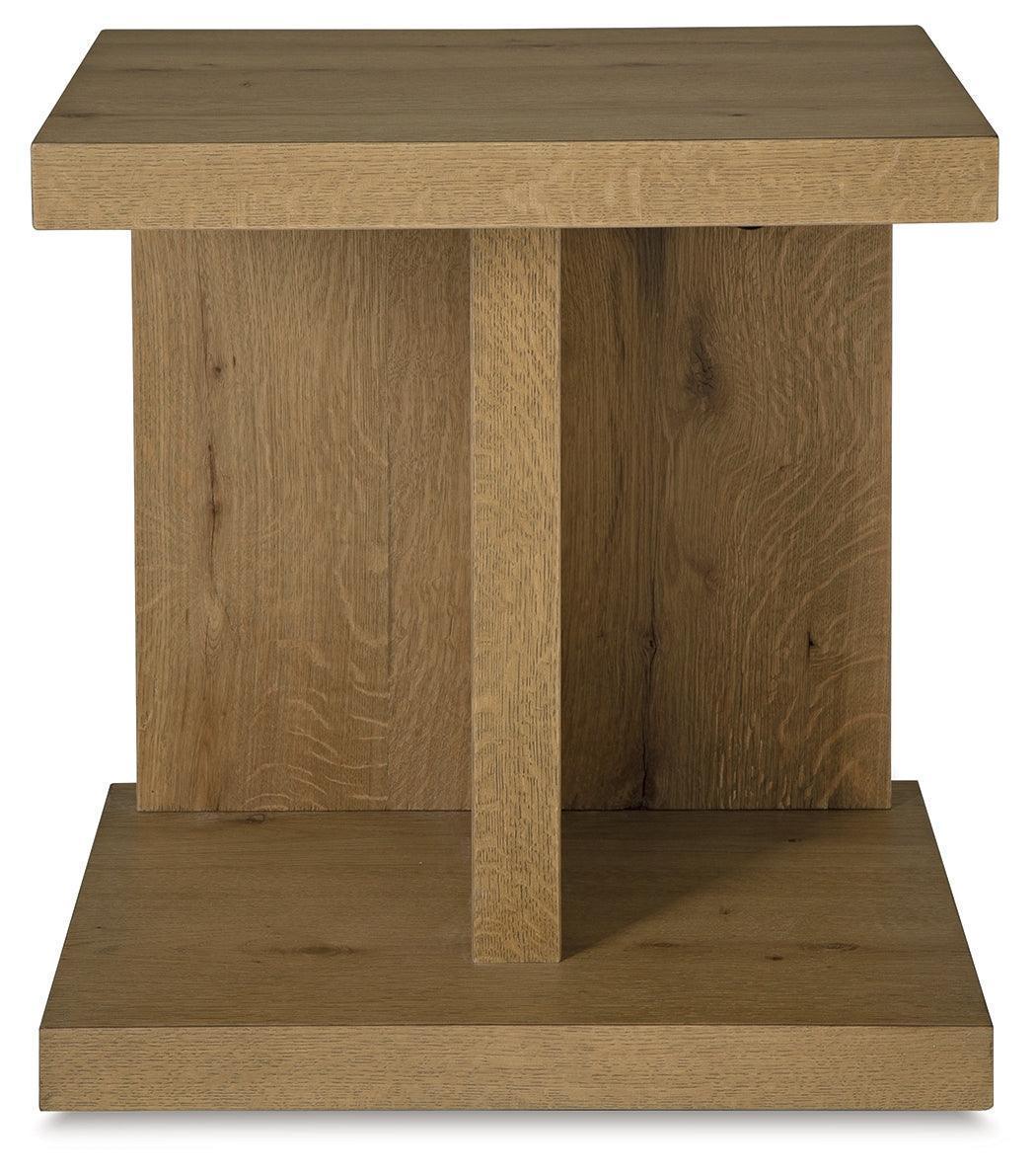 Brinstead Light Brown Chairside End Table - Image 3