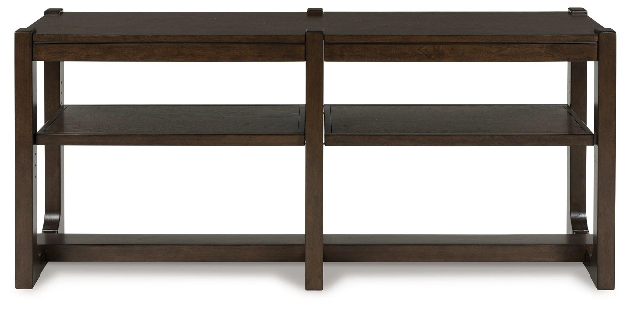 Breckington Dark Brown Sofa Table - Image 2