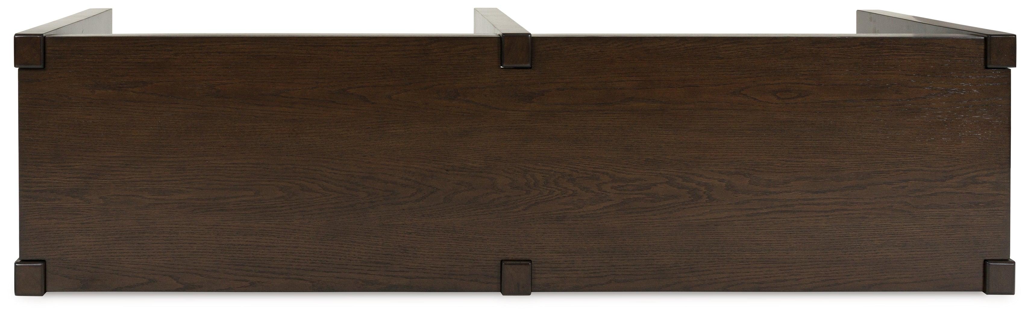 Breckington Dark Brown Sofa Table - Image 3