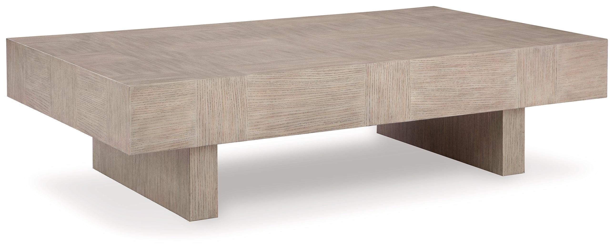Jorlaina Light Grayish Brown Coffee Table - Image 2